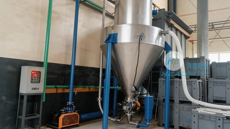 Fallstudie zum dichten Phasenpneumatischen Transport von Schlammpulver für ein Baustoffunternehmen in Jiaozuo, Henan