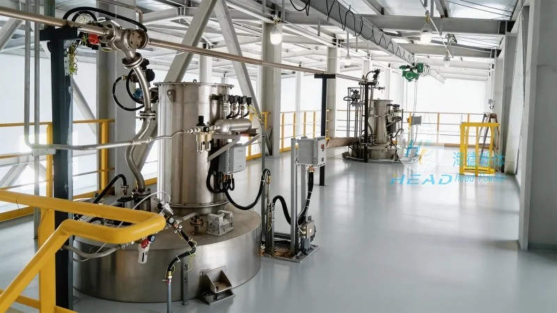 Projektbeispiel für die Dichtephase-pneumatische Beförderung von Polypropylenpellets für ein petrochemisches Unternehmen in Tianjin