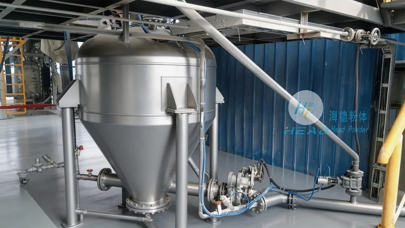 Projektbeispiel für die pneumatische Beförderung von Polypropylenpellets in der dichten Phase bei einer petrochemischen Unternehmung in Daqing, Heilongjiang