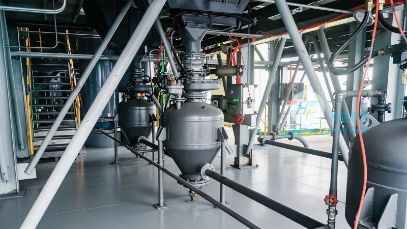 Lösungen für das pneumatische Transportsystem für Harzpulver