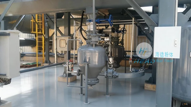 Entwurf des pneumatischen Transportsystems für Stein und Kohle