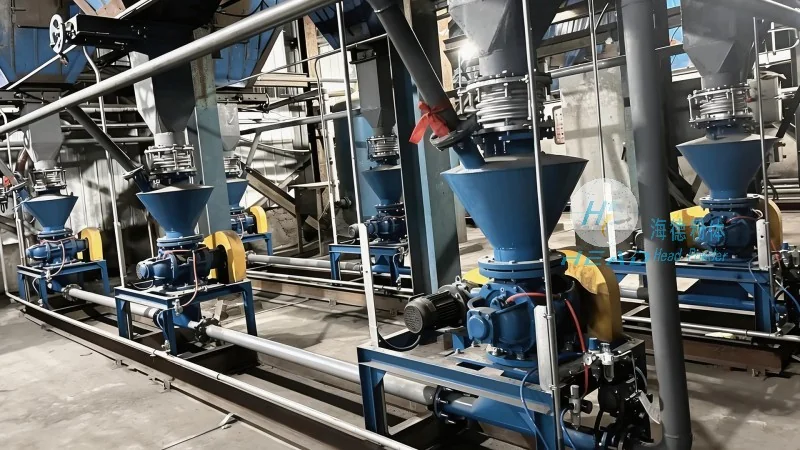 Fallstudie zum Kalziumcarbonat-Negative-Pressur-Pneumatischebeneignungsprojekt bei einem Baustoffunternehmen in Ma’anshan, Anhui