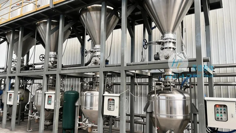 Fallstudie eines Projekts zur pneumatischen Transportung von Epoxidharzpulver durch Stickstoffkreislauf in einer Beschichtungsfirma in Hangzhou, Zhejiang