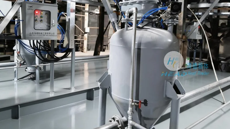 Fallstudie eines Projekts zur Vakuum-pneumatischen Transportverfahren von Plastikpulver für ein Haushaltsgeräteunternehmen in Zhongshan, Guangdong