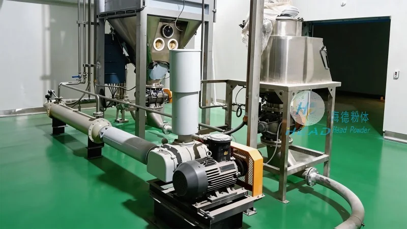 Fallstudie zum Projekt der dichten Phasenpneumatischebeförderung von Siliziumcarbidpulver bei einem neuen Materialunternehmen in Wuhan, Hubei